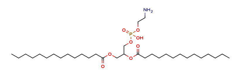 Tetradecanoic Acid (1R)-1-[[[(2-Aminoethoxy)hydroxyphosphinyl]oxy]methyl]-1,2-ethanediyl Ester