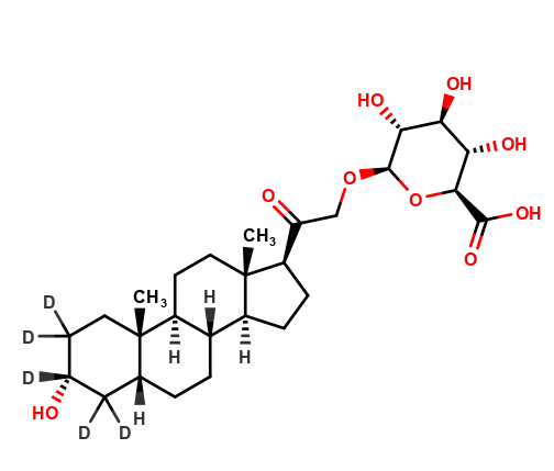 Tetrahydro 11-Deoxycorticosterone-d5 21-β-D-Glucuronide