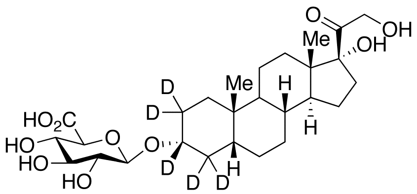Tetrahydro-11-deoxy Cortisol-d5 3-O-β-D-Glucuronide