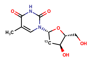 Thymidine-2' 13C