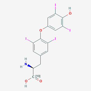Thyroxine-[L-Tyr-ring-13C6] hydrochloride