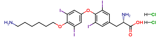 Thyroxine Aminohexyl Ether Dihydrochloride