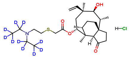 Tiamulin-d10 Hydrochloride