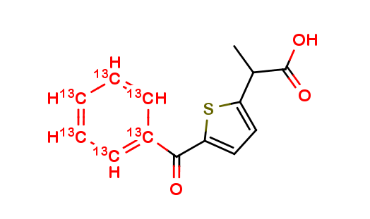 Tiaprofenic acid 13C6