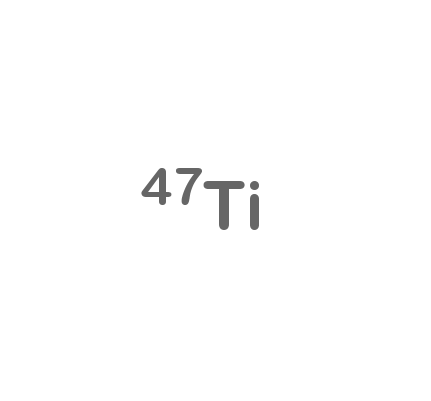 Titanium-47 isotope