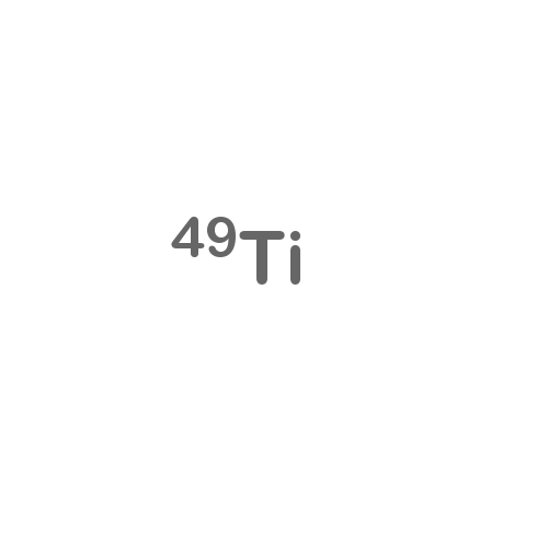 Titanium-49 isotope