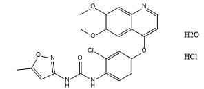 Tivozanib hydrochloride hydrate