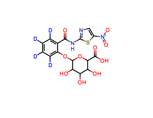 Tizoxanide D4 Glucuronide