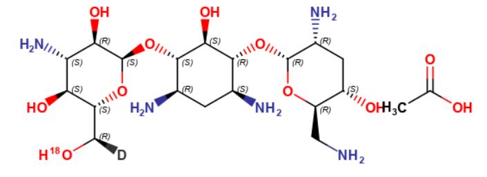 Tobramycin-D, 18O Acetic Acid Salt