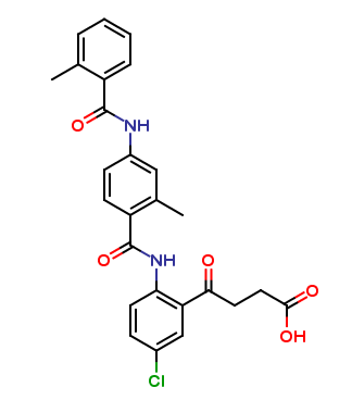 Tolvaptan γ-oxobutanoic acid impurity