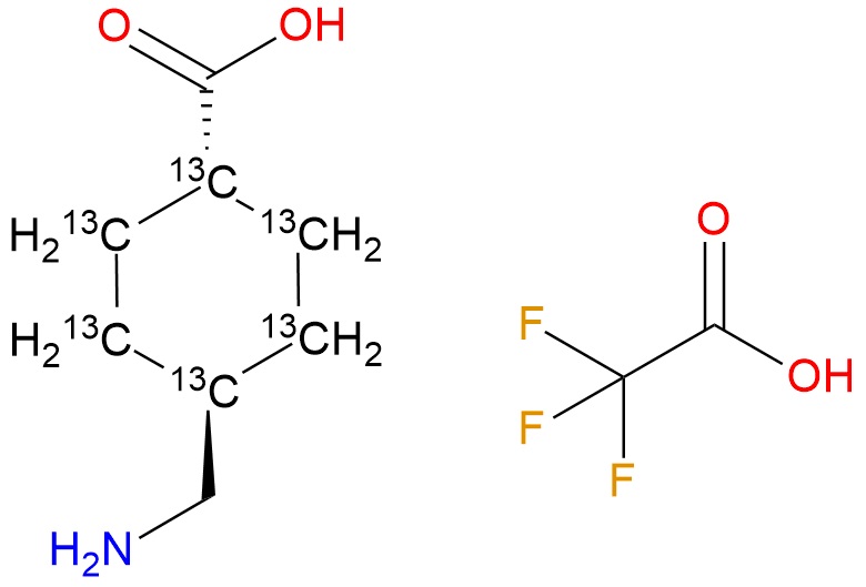 Tranexamic Acid Trifluoroacetate Salt-13C6