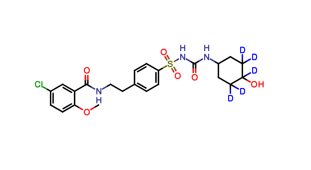 Trans-4-Hydroxy Glyburide-D5