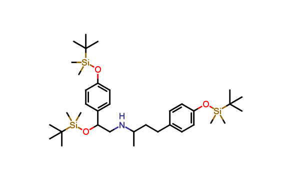 Tri-O-(tert-butyldimethylsilyl) Ractopamine