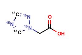 Triazole-[13C2,15N3] Acetic Acid