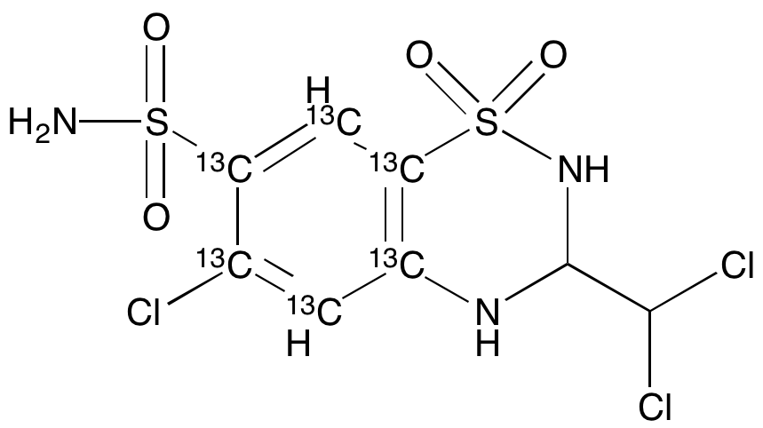 Trichlormethiazide-13C6