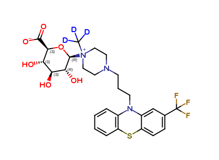 Trifluoperazine-d3 N-Glucuronide
