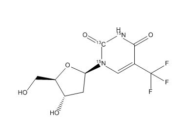 Trifluorothymidine-13C,15N2