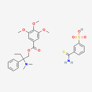 Trimebutine 3-thiocarbamoylbenzenesulfonate