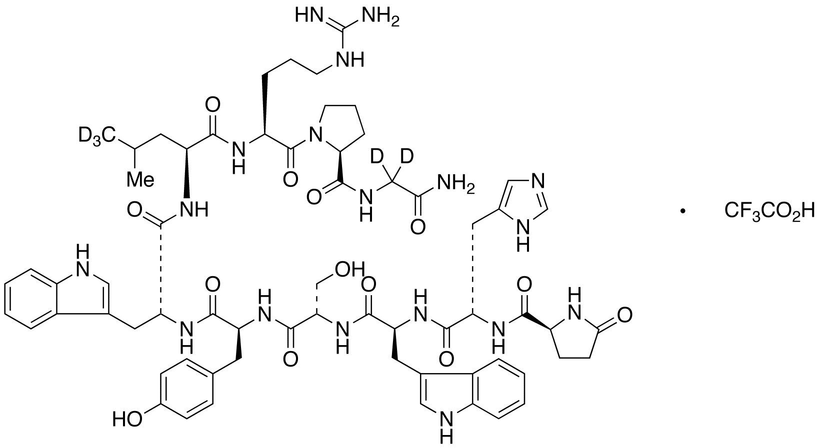 Triptorelin Trifluoroacetic Acid Salt-d5