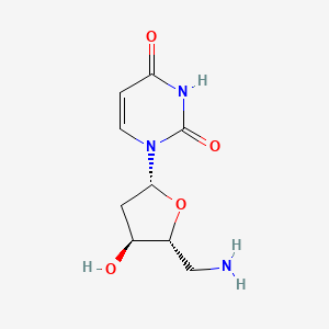 Uridine, 5'-amino-2',5'-dideoxy-