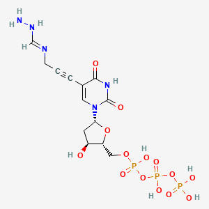 Uridine 5'-(tetrahydrogen triphosphate), 5-[3-[(aminoiminomethyl)amino]-1-propynyl]-2'-deoxy-