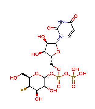 Uridine-5’-diphosphate-4-deoxy-4-fluoro-a-D-galactose