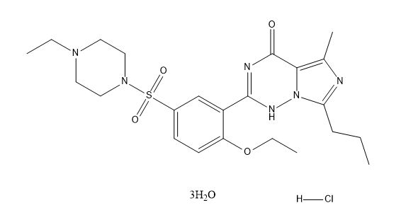 Vardenafil Hydrochloride Trihydrate