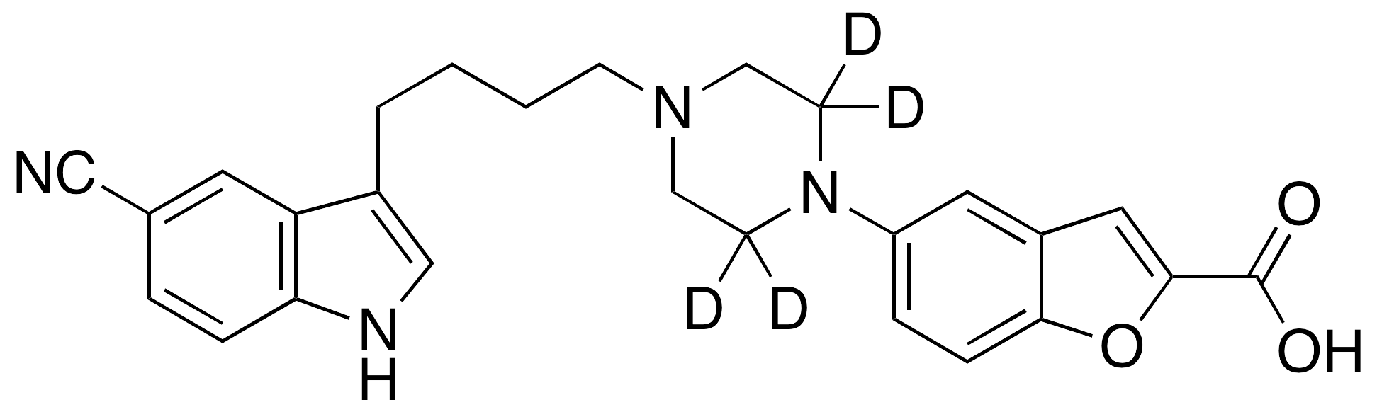 Vilazodone Carboxylic Acid-d4
