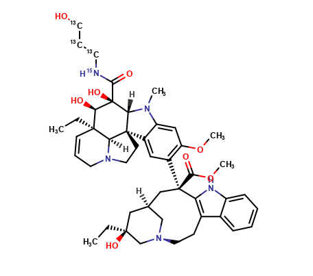 Vindesine N-(3-Hydroxypropyl)amide-13C3,15N