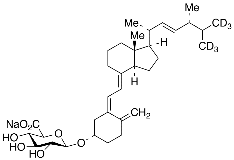 Vitamin D2-d6 β-D-Glucuronide Sodium Salt