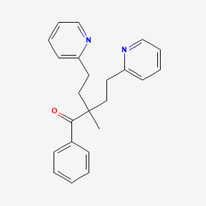 2-Methyl-1-phenyl-4-(2-pyridinyl)-2-[2-(2-pyridinyl)ethyl]-1-butanone