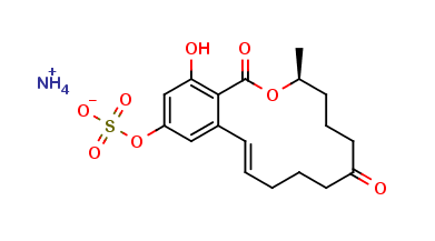 Zearalenone 4-Sulfate Ammonium Salt