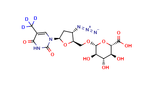 Zidovudine-5-glucuronide D3