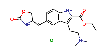 Zolmitriptan 2-Carboxylic Acid Ethyl Ester Hydrochloride