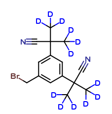 a,a,a�,a�-(Tetramethyl-d12)-5-bromomethyl-1,3-benzenediacetonitrile