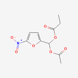 acetoxy(5-nitrofuran-2-yl)methyl propionate