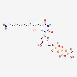 alpha-(6-Aminohexylcarbamoyl)thymidine 5'-triphosphoric acid