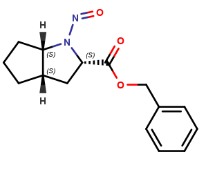 benzyl (2S,3aS,6aS)-1-nitrosooctahydrocyclopenta[b]pyrrole-2-carboxylate