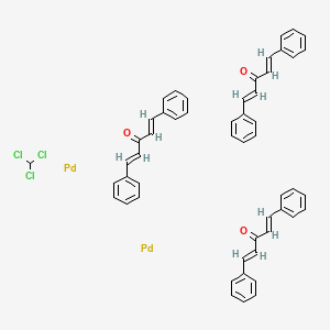 chloroform;(1E,4E)-1,5-diphenylpenta-1,4-dien-3-one;palladium