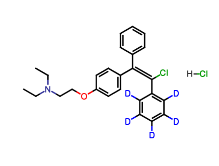 cis-Clomiphene-d5 Hydrochloride
