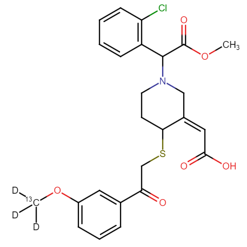 cis-Clopidogrel-MP-13C,d3 Derivative