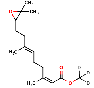 cis-trans-10,11-Epoxy Farnesenic Acid-d3 Methyl Ester
