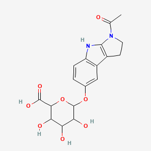 cyclic N-Acetylserotonin glucuronide
