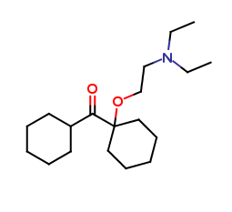 cyclohexyl(1-(2-(diethylamino)ethoxy)cyclohexyl)methanone