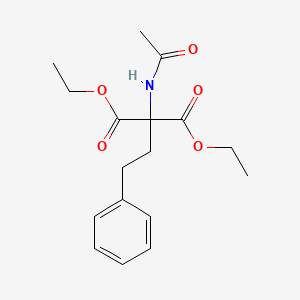 diethyl (acetylamino)(2-phenylethyl)malonate