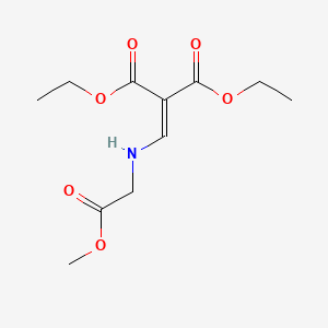 diethyl 2-{[(2-methoxy-2-oxoethyl)amino]methylene}malonate