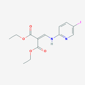 diethyl 2-{[(5-iodo-2-pyridinyl)amino]methylene}malonate
