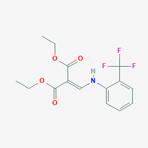 diethyl 2-{[2-(trifluoromethyl)anilino]methylene}malonate