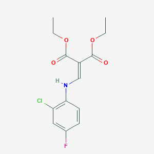 diethyl 2-[(2-chloro-4-fluoroanilino)methylene]malonate