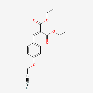 diethyl 2-(4-(prop-2-yn-1-yloxy)benzylidene)malonate